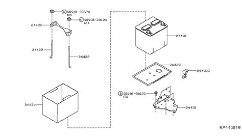 Nissan Sentra Battery Battery Mounting Nissan Parts Deal