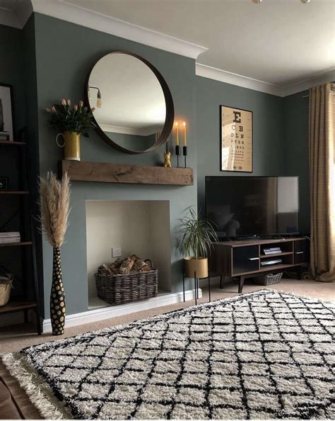 Dark Sage Green Room Paint