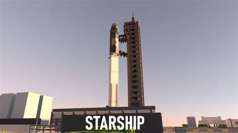 Spacex Starship Launch In Minecraft Youtube