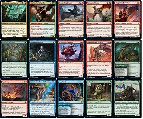 Elite Commander Miirym Copy Dragons Deck Temur Red Blue Green Edh