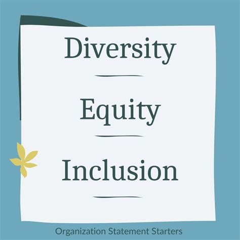 Diversity Equity Inclusion Definition And Statements Equity