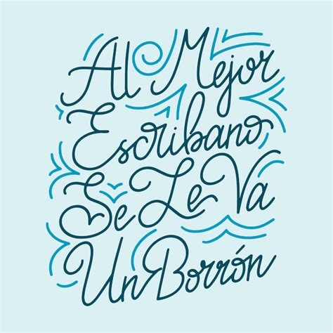 Citas Motivacionales En Español Vector Diseño De Letras Dibujadas A