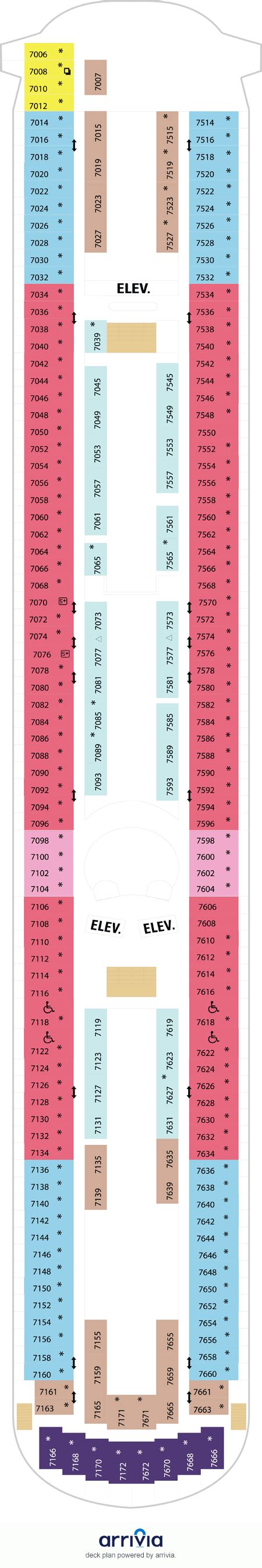 Enchantment Of The Seas Cabin 7626 Category 1B Superior Ocean View