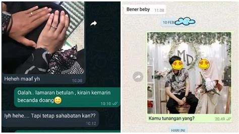 6 Chat Pacar Pamer Foto Sudah Lamaran Dengan Orang Lain Ini Bikin Patah Hati Hot Liputan6