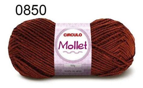 Kit 10 Novelos Lã Mollet 100g Círculo Escolha Suas Cores Círculo S