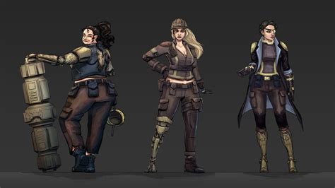 ArtStation - Sci-fi Female Construction Workers