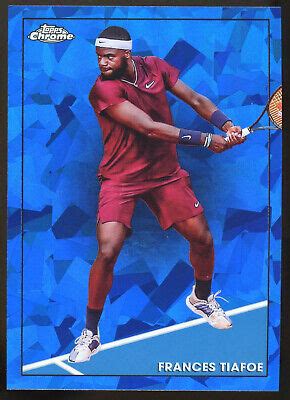 Topps Chrome Sapphire Edition Tennis Frances Tiafoe Rookie Card Rc