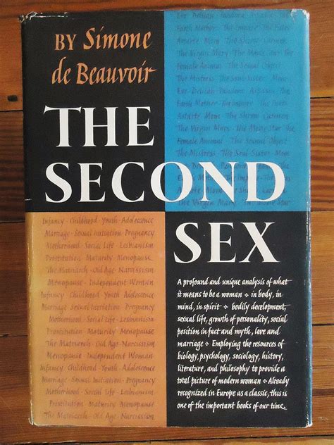 The Second Sex Simone De Beauvoir Amazon Books