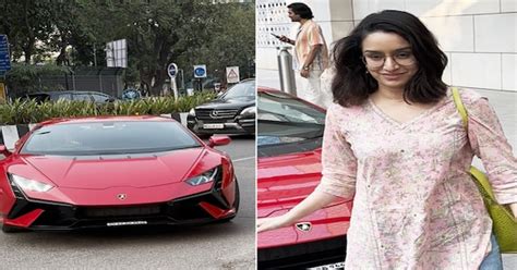 Shraddha Kapoor Pictured With Her Swanky Lamborghini