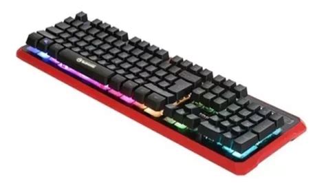 Teclado Gamer Marvo K629g Membrana Retroiluminado Usb Color Del Teclado Negro Envío Gratis