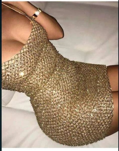 Top Quality Sexy V Neck Gold Women Summer Dress 2018 Knitted Elastic