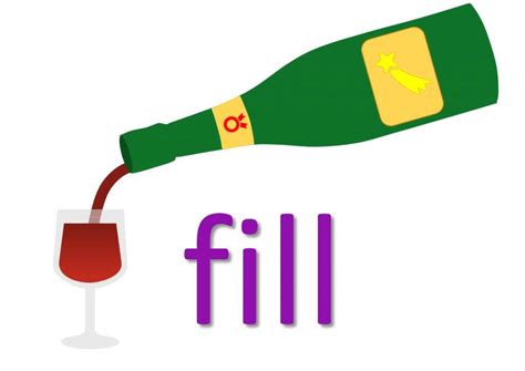 Phrasal verbs with fill - Mingle-ish 