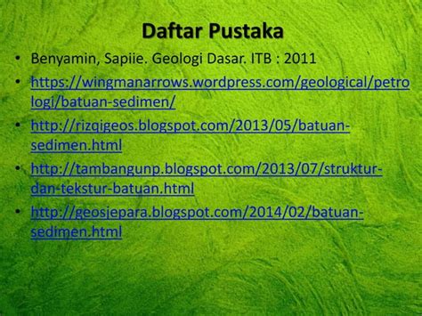 Sedimentary Rocks Presentasi Geologi Ppt