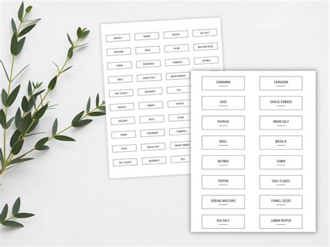 Editable Printable Pantry Labels Home Organization Labels Modern