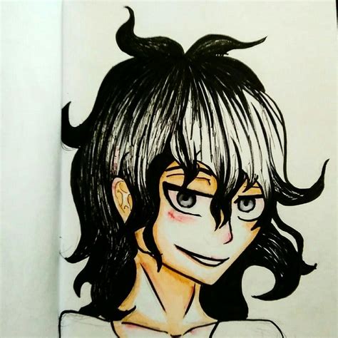 Black Hair Nagito Komaeda By Lonyart