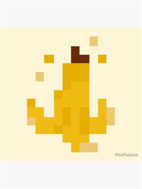 "Pixel Banana Peel" Poster for Sale by PinkPobbles | Redbubble