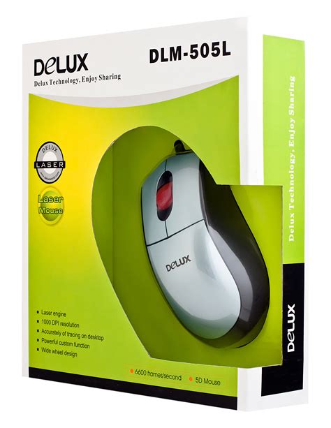 Проводная лазерная мышь Delux DLM-505LUS - Delux