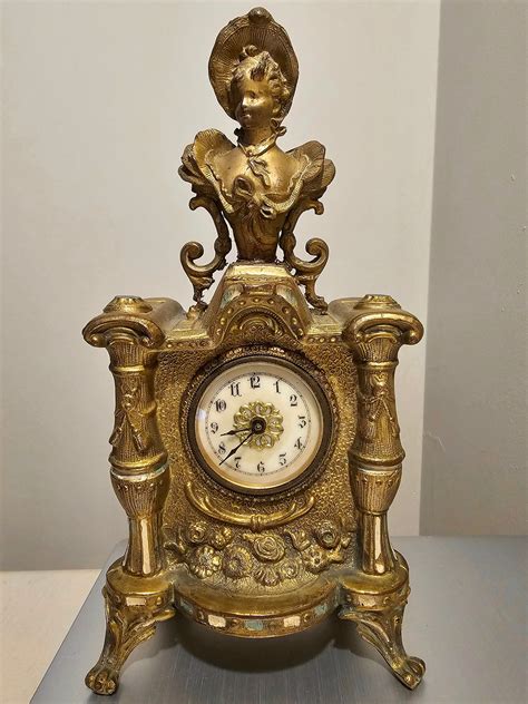 Antique Mantel Clock - Etsy