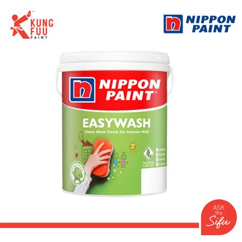 Nippon Paint 1 Litre 5 Litre 18 Litre Easy Wash Acrylic Emulsion