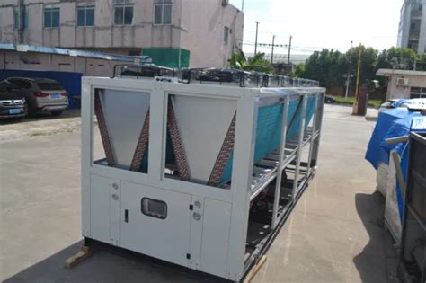 400kw 100ton 120ton Industrial Air Cooled Screw Chiller Plastic