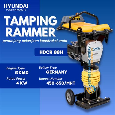 Jual Tamping Rammer Stamper Kuda Engine Honda Gx Mesin Pemadat By