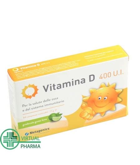 Metagenics Vitamina D Ui Compresse Masticabili