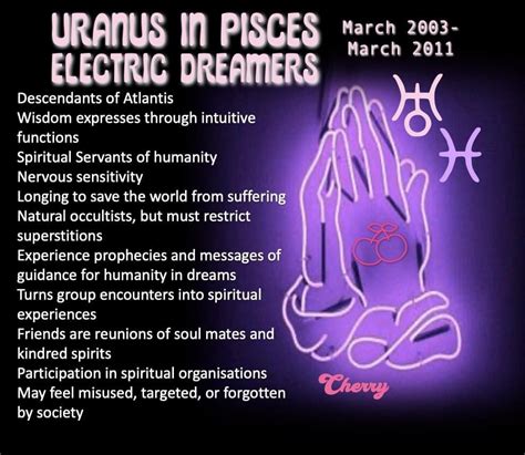 Those with uranus in pisces, does this resonate with you? Because it ...