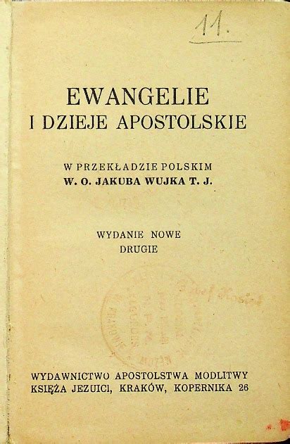 Ewangelie I Dzieje Apostolskie Ok 1938 R 13280532306 Oficjalne