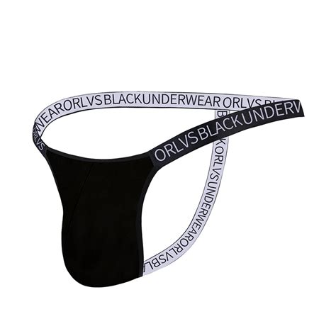 Orlvs Modal Men Mans Underwear Thong Men Jockstrap Low Waist Mens