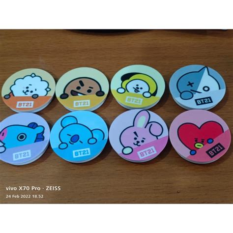 Jual Popsocket Phone Holder BTS BT21 Shopee Indonesia