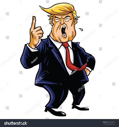 3 054 Cartoons Trump Images, Stock Photos & Vectors | Shutterstock