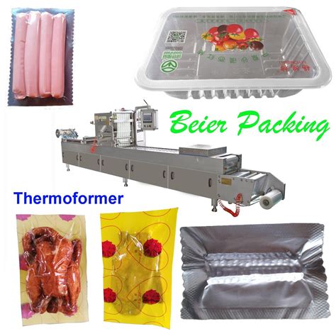 Film Stretching Vacuum And Nitrogen Filling Thermoforming Packing