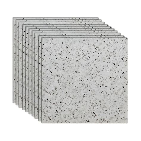 Modern Peel and Stick Tiles Square Vinyl Peel & Stick Field Tile - Gray ...