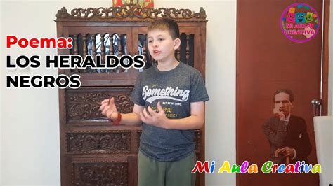 Poema Los Heraldos Negros Cesar Vallejo Youtube