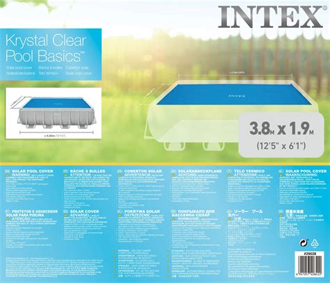 Intex Telo Termico Piscine Intex Fuori Terra Rettangolari X