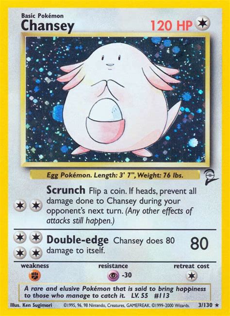 Chansey Base Set Pokemon