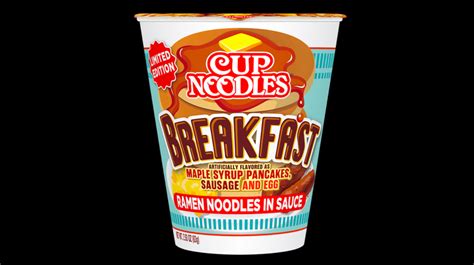 Nissin Introduces Breakfast Themed Cup Noodles With Flavors Of Pancakes