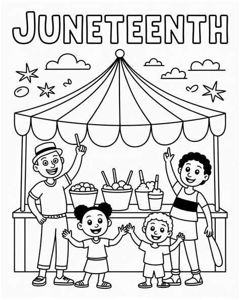20 Free Printable Juneteenth Coloring Pages