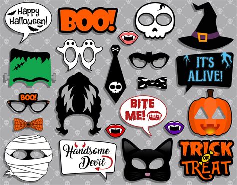 Halloween Photo Booth Props - Etsy