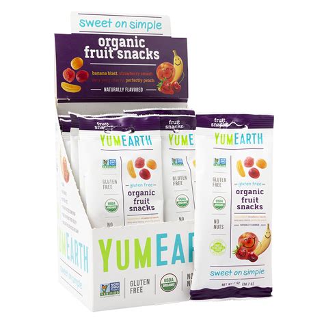 Yumearth Organic Fruit Snacks 2 Oz Nassau Candy