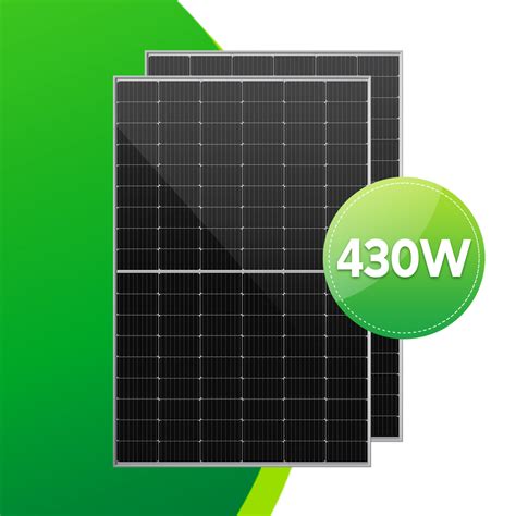 Renewable Energy Monocrystalline 430W Solar Panel Half Cell With 25