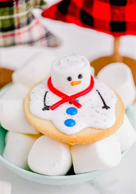 Melted Snowman Cookies