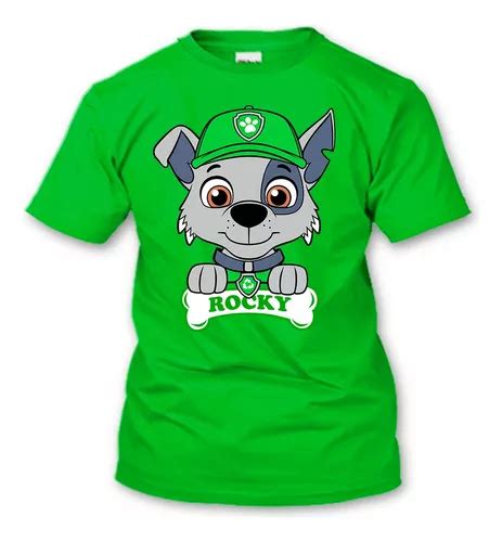 Playera Rocky Paw Patrol Todas Las Tallas Meses sin interés