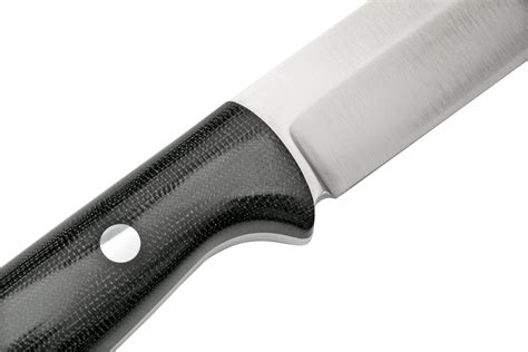 Bark River Bravo Cpm V Rampless Black Canvas Micarta Funda