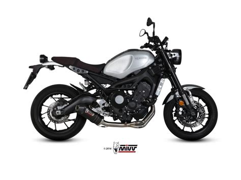 1x1 Mivv Oval Carbon Complete Exhaust With Carbon Cup Yamaha Xsr 900