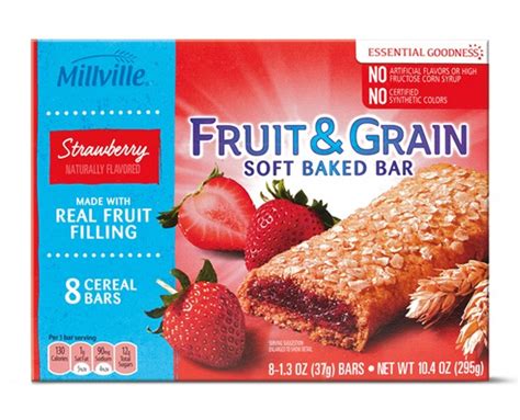 Fruit And Grain Soft Baked Bars Millville Aldi Us