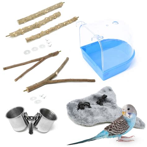 Tucker Murphy Pet™ 8 Piece Bird Cage Starter Kit Accessories | Wayfair