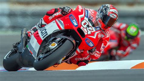 Motogp Grand Prix Du Qatar Andrea Dovizioso Ducati En Position De