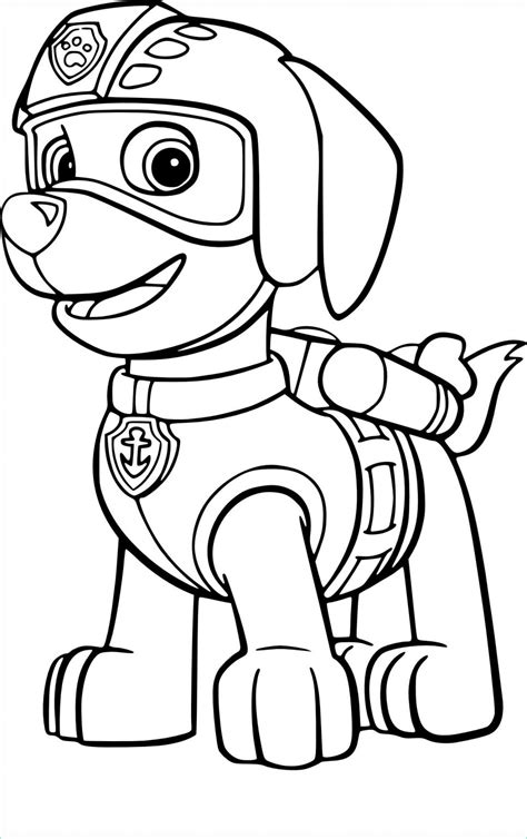 Nouveau De Rocky Pat Patrouille Dessin Photos Coloriage Coloriage