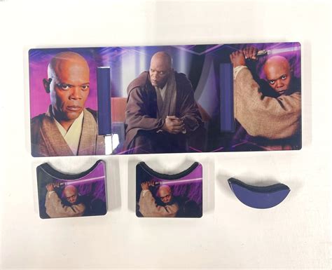 Star Wars Image Lightsaber Stand Mace Windu Amcustomplaques